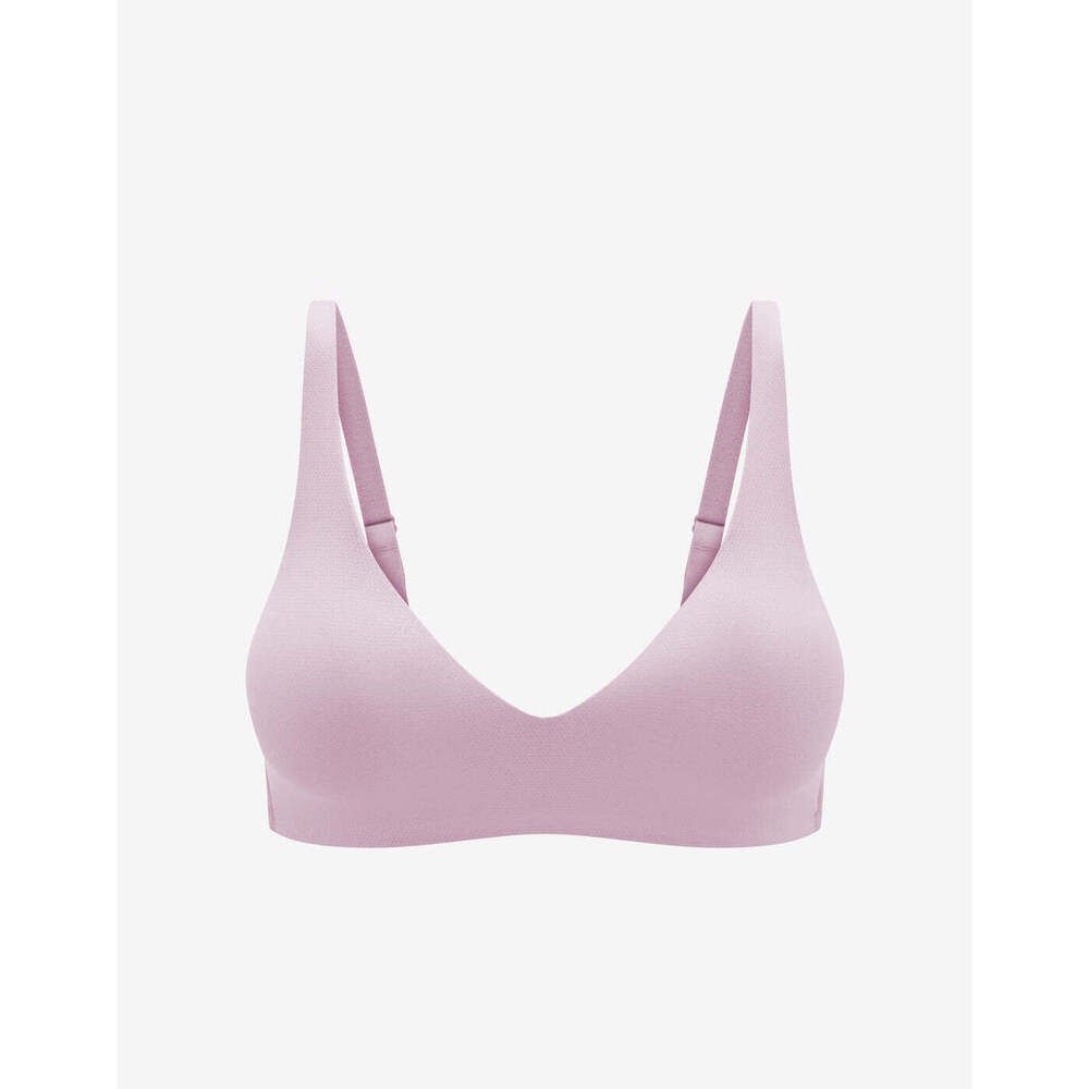 NWT Thermoregulating TempSync™ Wireless Plunge Bra Size XLmacaron / XL